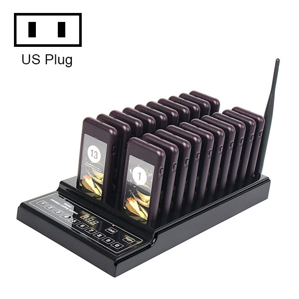 Queue Calling System. Amazon QC100 999 Channel Restaurant Wireless Paging Queuing Calling System wi ...