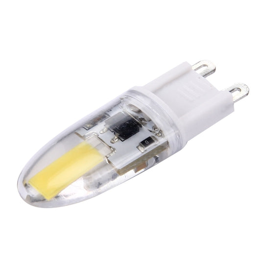 Dimmable G9 LED bulb, clear capsule with yellow LED chip and two-pin base