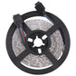 RGB LED rope light reel with controller cable connector and bare LED strip