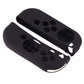 Black silicone controller button covers with cutouts, two-piece set