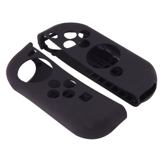 Black silicone controller button covers, front view cutouts, two pieces