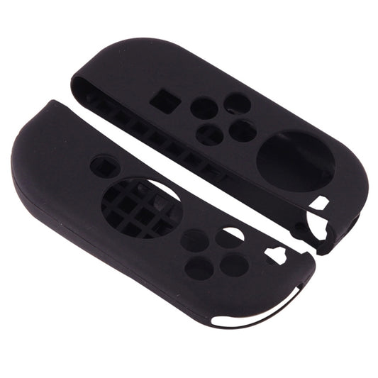 Black silicone controller button covers, two-piece Nintendo Switch set