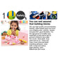Parent-child DIY Puzzle Toy Mini Wooden Rotating Gyro, Size: 6*6cm, Rotating Gyro