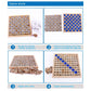Wooden Montessori Teaching Aids Math 1 - 100 Consecutive Numbers Counting Board Plate Toy, 1 - 100 Consecutive Numbers Counting Board