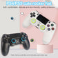 Neon green luminous silicone joystick cap set on gamepad thumbsticks