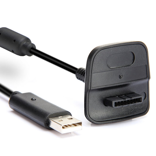 Black charging cable with magnetic connector and USB plug