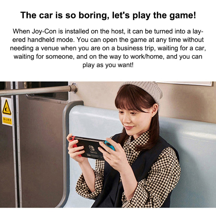 Joy-con style Bluetooth controller held in handheld mode by a person