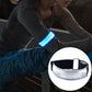 LED reflective wrist belt with blue LED light strip