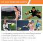 Tennis Trainer Set Rebound Baseboard Self-study Practice Training Tool Equipment Sport Exercise with Ball for Beginner, Random Color Delivery, Tennis Trainer