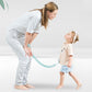 Kids safety wrist link traction rope with wrist straps, mint green cord