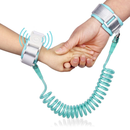 Happywalk Kids Safety Anti Lost Wrist Link Traction Rope with Induction Lock, Length: 2m, 2m Pink, 2m Green, 2m Red, 2m Blue