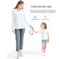 Kids anti-lost wrist link rope set, mint teal tether with clasp between child and adult