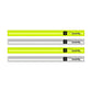 4-pack reflective wristbands: two neon yellow, two silver