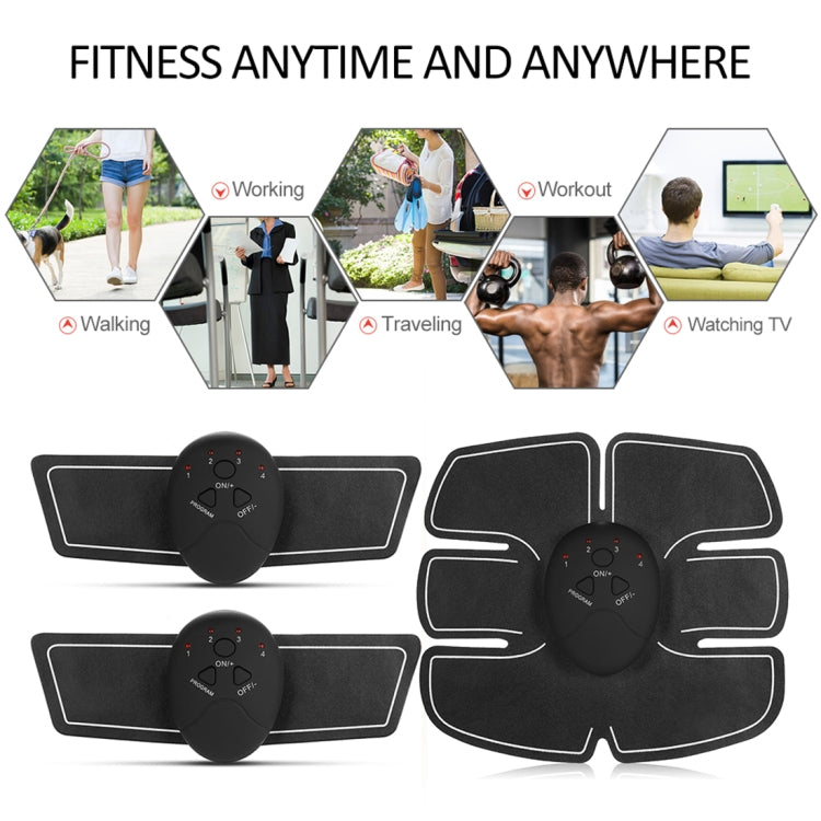 EMS electrode muscle stimulator pads with controller for home or travel use