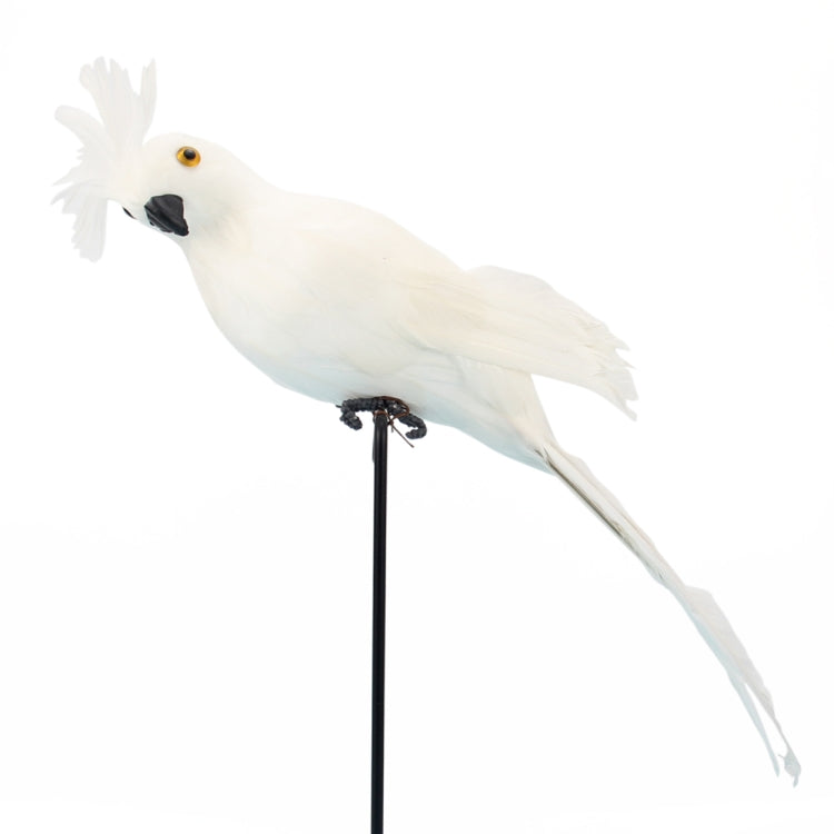 35cm Simulation Parrot Simulation Macaw Horticultural Decoration, 35cm (White), 35cm (Yellow), 35cm (Green), 35cm (Blue), 35cm (Red), 35cm (Rose Red)
