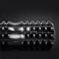 Black textured EVA foam massage roller with raised spike pattern