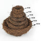8cm Simulation Bird Nest + 1 PCS Bird Egg Holiday Decoration, 8cm