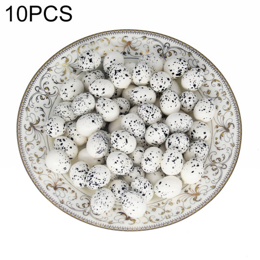 10 PCS Simulation Bird Egg Holiday Decoration, 10 PCS