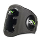 Curved black waist target pad with BN branding on front, thick impact-protection gear
