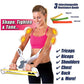 Arm strength training device with three interchangeable resistance bands and training use