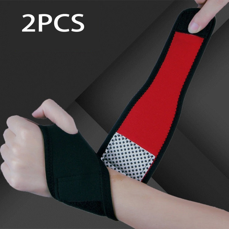 2 PCS Portable Twining Pressure Protection Wristband, Self Heating Style, Protection Wristband, Self Heating Style