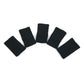 Set of 5 black nylon finger sleeves, protective finger wraps