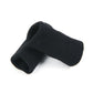 Black nylon finger sleeve, protective finger wrap with open end