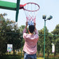 Bold Edition Polyester Rope Basketball Frame Net (White Red Blue), Bold Edition