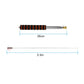 3M 11 Knots Telescopic Stainless Steel Sponge Golden Head Teaching Stick Guide Signal Flag, 3M 11 Knots
