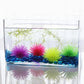 Green spiky sea urchin ball coral decoration for aquarium tanks, size S.