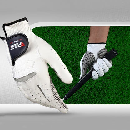 PGM Right Hand Sheepskin Anti-slip Particle Golf Men Gloves, Size: 23#, Size: 23#