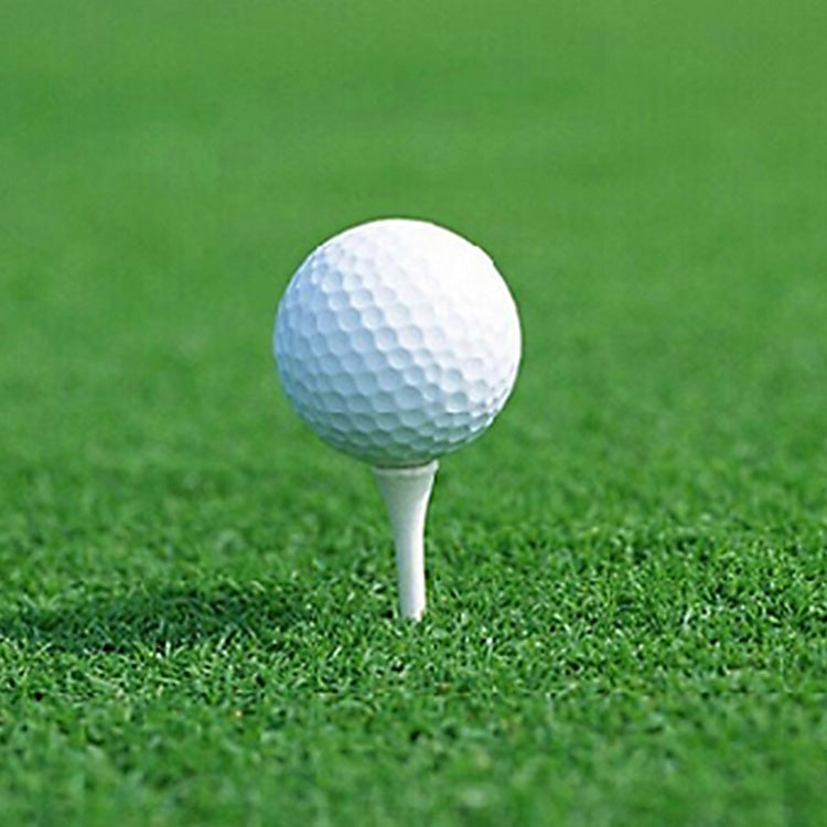 Synthetic Rubber Driving Range Golf Balls, Double Layer Blank Elastic Golf Balls, Rubber Ball White
