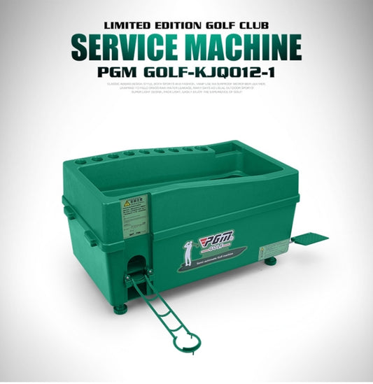 PGM Golf Ball Dispenser Automatic Tee Up Machine with Club Rack, Size: 62x32x32cm, 62x32x32cm Green, 62x32x32cm Grey