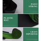 Golf putting mat trainer with spiral turf insert and dark anti-slip base section