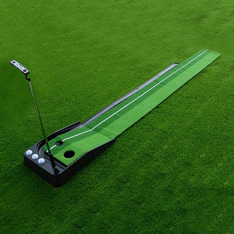 PGM Golf Mini Putting Mat Push Rod Trainer 3m, without Auto Ball Return Fairway, 3m, without Auto Ball Return Fairway