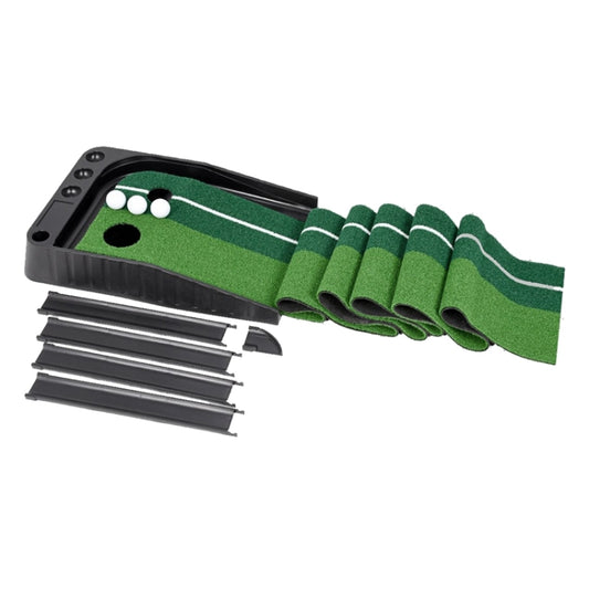 PGM Golf Mini Putting Mat Push Rod Trainer 3m, without Auto Ball Return Fairway, 3m, without Auto Ball Return Fairway