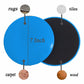 1 Pair 17.8cm Fitness Exercise Core Training Abdominal Workout Gliding Discs Sliding Disc, Round Shape, Triangle Shape