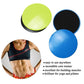 1 Pair 17.8cm Fitness Exercise Core Training Abdominal Workout Gliding Discs Sliding Disc, Round Shape, Triangle Shape