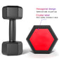 5KG Household Glue Fitness Hexagon Dumbbells, 5KG
