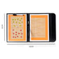 Volleyball Coach Board  Plate Handball Coaching Sets Volley Ball Equipment Training Magnetic Grains & Pen, Color folding