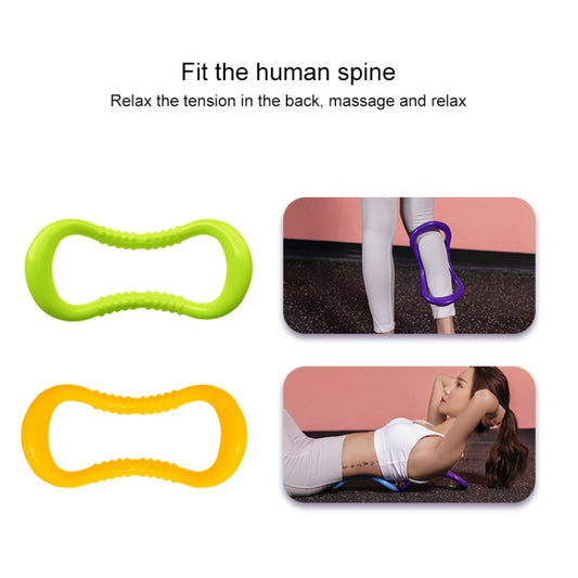 PP Double Massage Point Yoga Circle Fascia Stretching Ring Pilates Resistance Ring, Light Pink, Purple, Sky Blue, Yellow, Dark Blue, Pink, Green, Grass Green