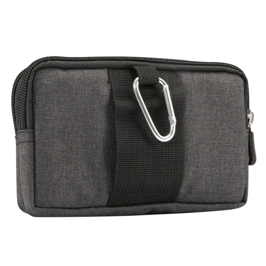 Sports Denim Universal Phone Bag Waist Bag for 5.5~6.3 inch Smartphones, Size: L, L