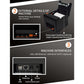 Thermal receipt printer rear panel with USB and Ethernet ports plus cash drawer and power.