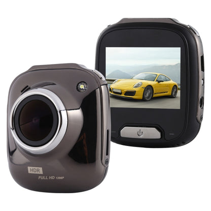 Mini car dash cam recorder with front lens and 2-inch LCD screen