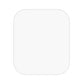 Clear tempered glass screen protector with rounded square shape