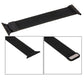 Black Milanese loop magnetic watch band with adjustable end strap detail