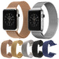 Magnetic Milanese loop stainless steel watch band set, multiple metal and blue colors