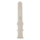 Starlight rubber watch band strap with row of holes and pin buckle