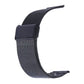 Black Milanese stainless steel watch band with fold-over clasp for 42mm Apple Watch