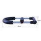 Wrist strength trainer with black foam grips, chrome dual springs, and black end caps